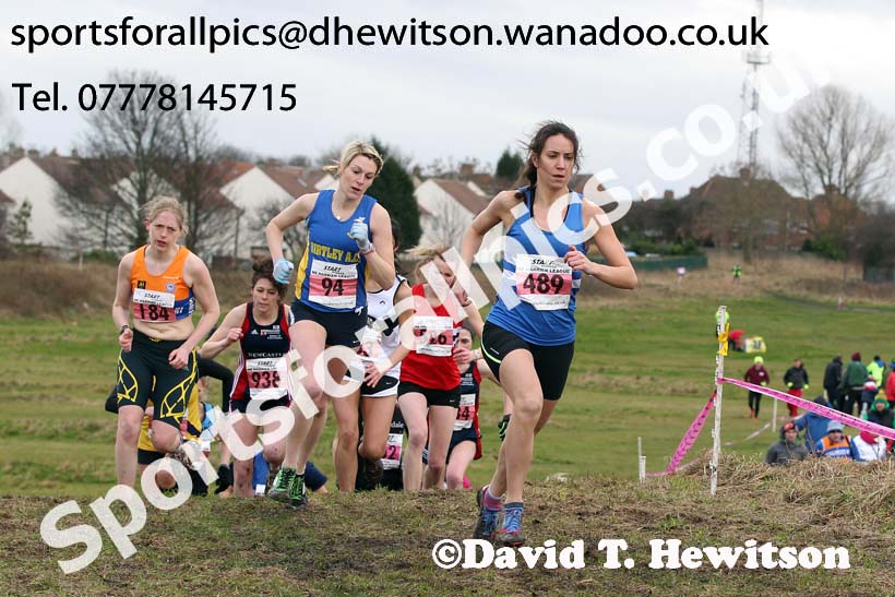 Senior women Emma Holt (Morpeth) NEHL, Wrekenton. Photo: David T. Hewitson/Sports for All Pics